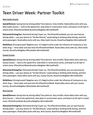 Teen Driver Safety