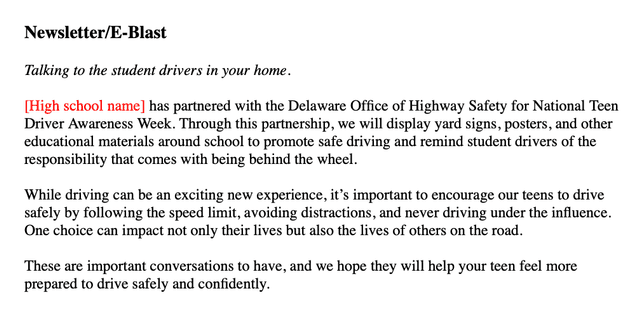 Teen Driver Safety