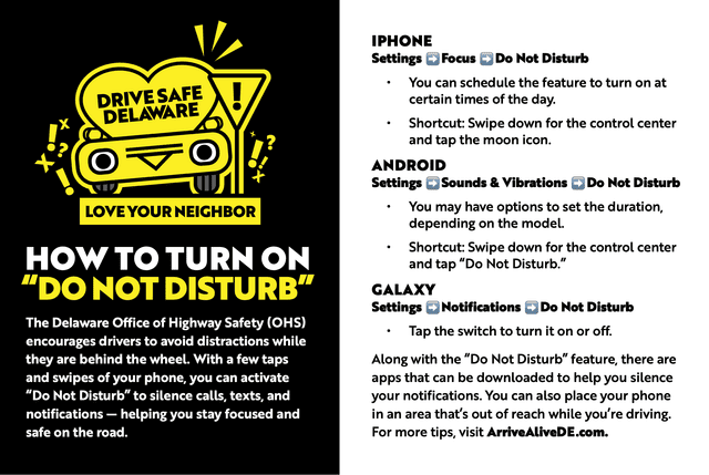 How to Turn On “Do Not Disturb”